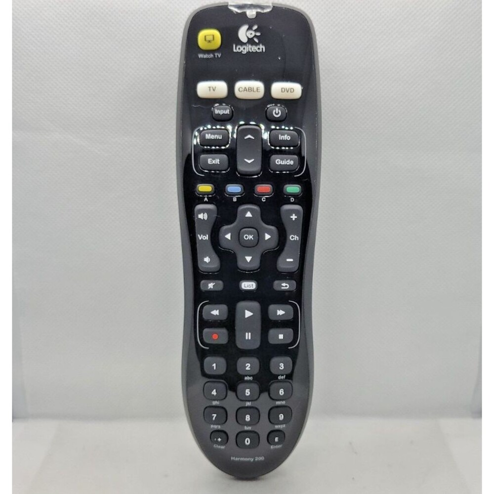Logitech Harmony 200 - Black Infrared Universal Remote Control
